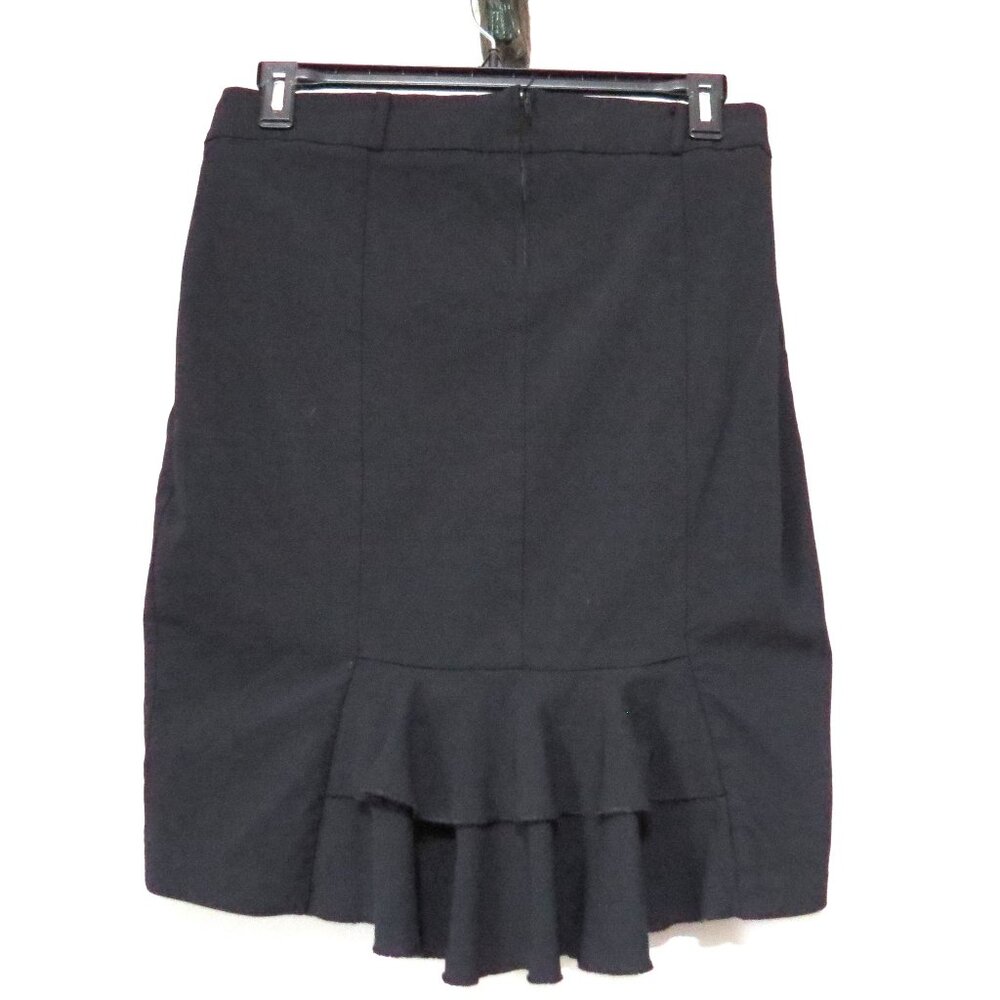 torrid Black Pencil Skirt with Ruffle Hem